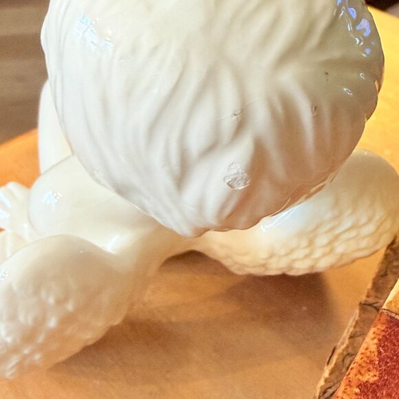 Vintage Shelf Sitting Thumb Sucking Angel Baby Cherub Sits Anywhere - Picture 16 of 16